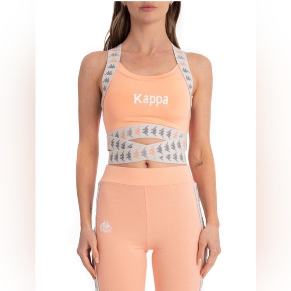 ❌SOLD❌ Kappa 222 Banda Dixot Bra - Peach - Women’s Size Small - EUC - Picture 1 of 6